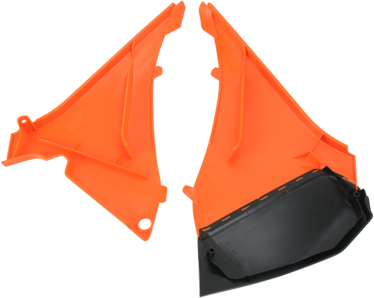Acerbis Airbox Cover - Orange/Black - 0520-0951