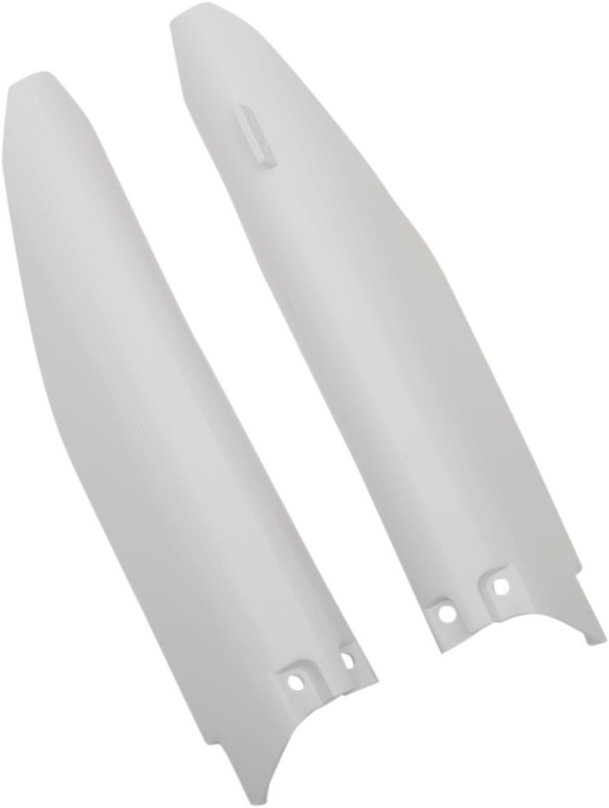 Acerbis Fork Covers - Lower - White - 0412-0138