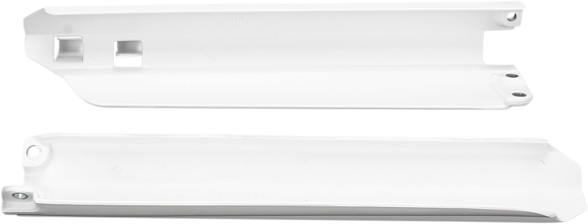 Acerbis Fork Covers - Lower - White - 0412-0152