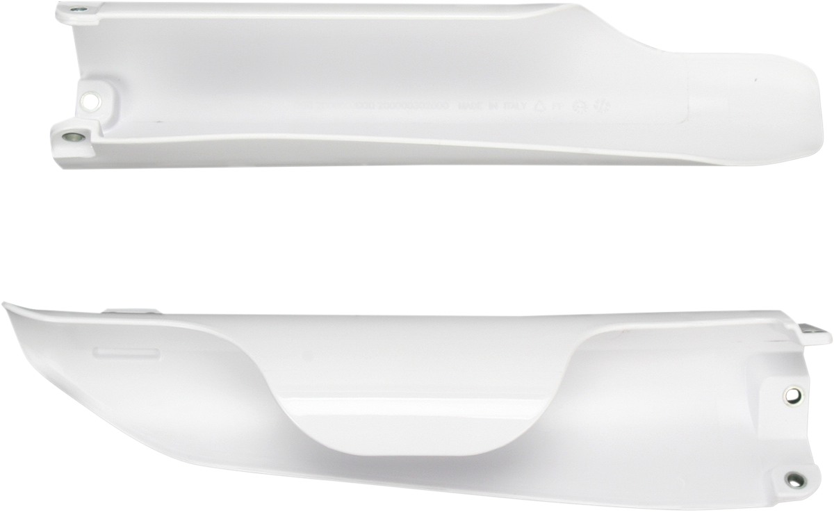 Acerbis Fork Covers - Lower - White - 0412-0122