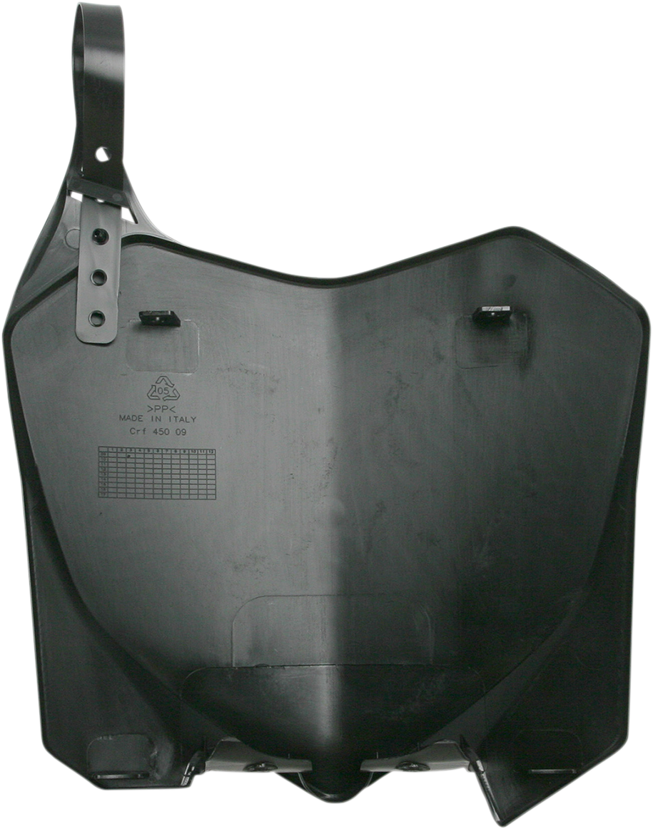 Acerbis Front Number Plate - Black - CRF450 - 0520-0775 (2)