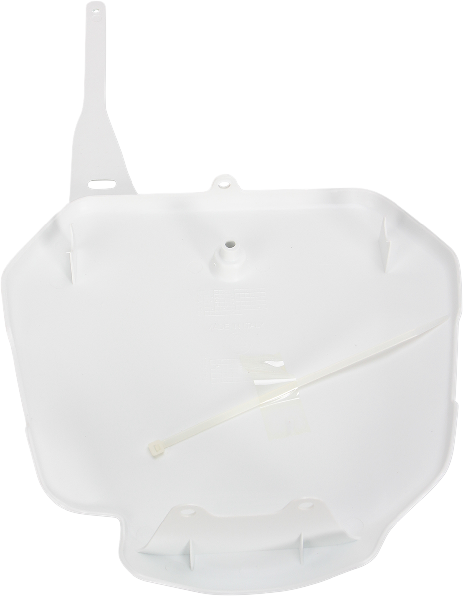 Acerbis Front Number Plate - White - RM85 (2)