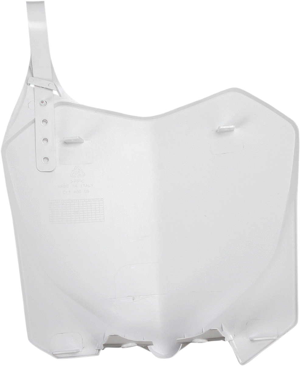 Acerbis Front Number Plate - White - CRF450 - 0520-0776 (2)