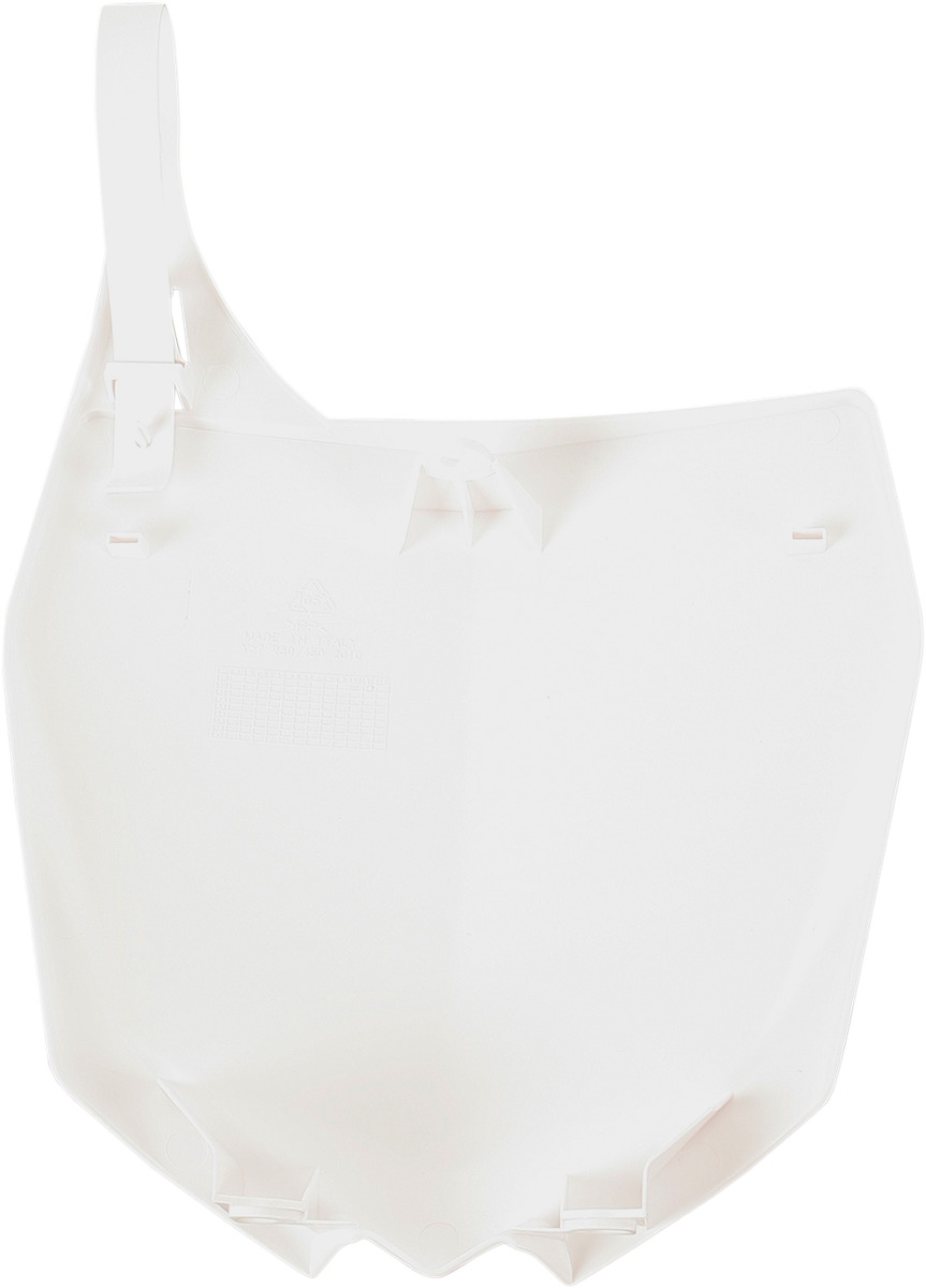 Acerbis Front Number Plate - White - YZ250/450F (2)