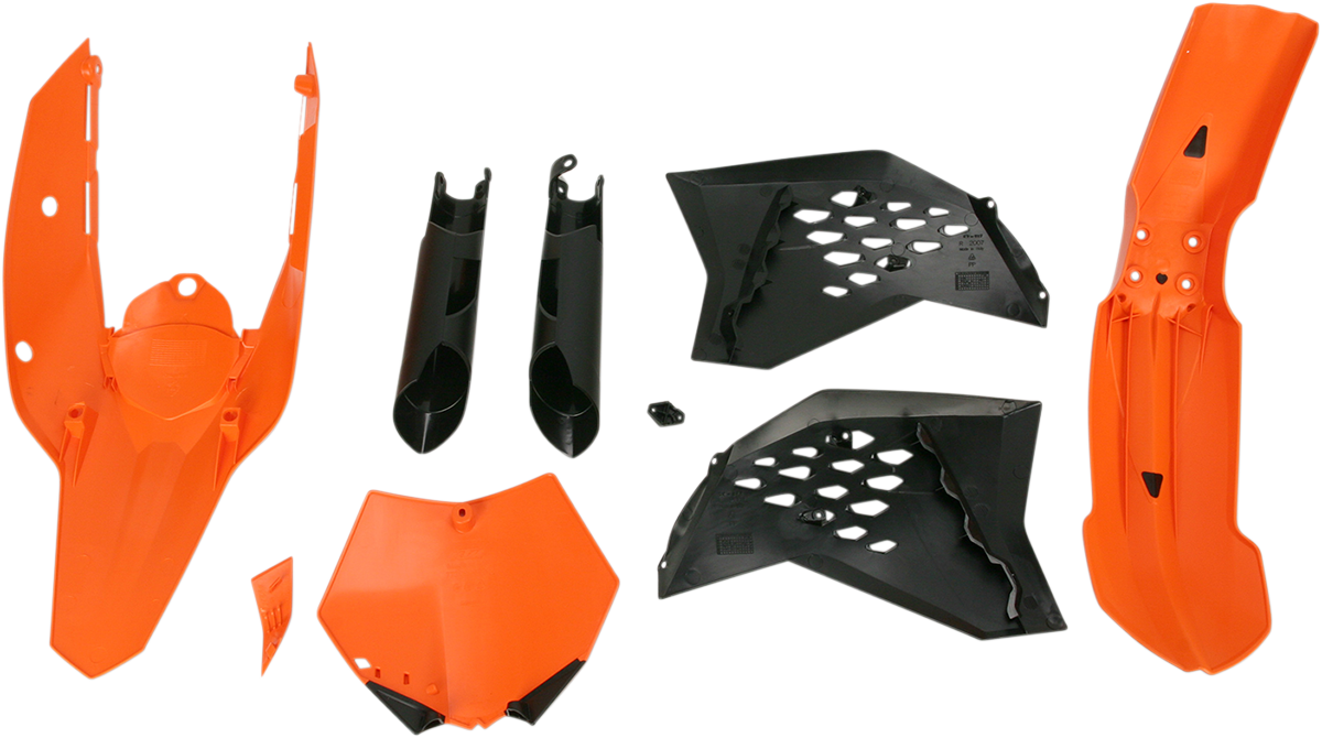 Acerbis Full Body Kit - '07 OEM Orange/Black - KTM - SX/XC '07-'10 (2)