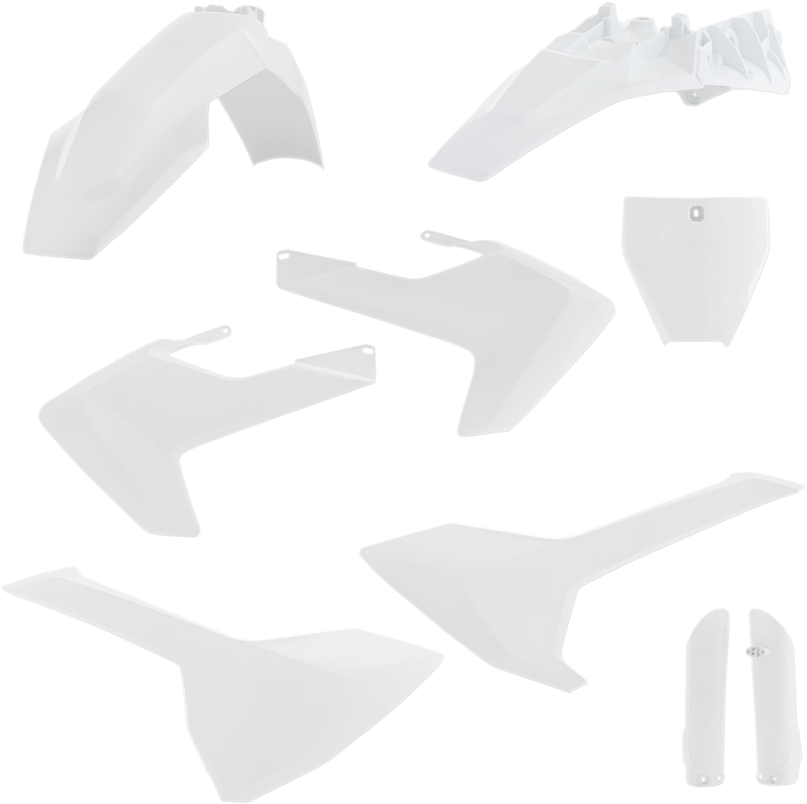 Acerbis Full Body Kit - '25 OEM '20 White - Husqvarna - TC '18-'24 (2)