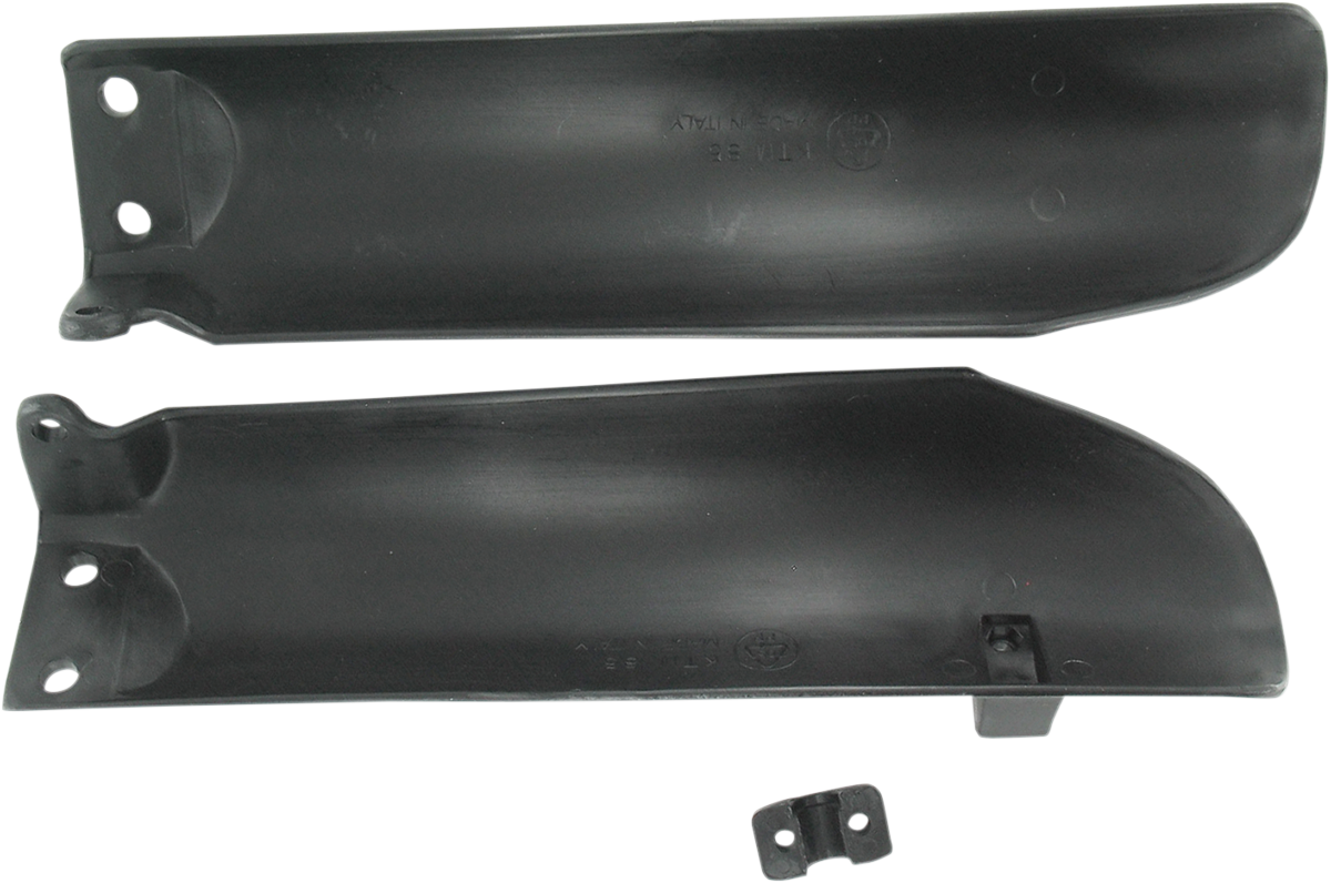 Acerbis Lower Fork Covers for Inverted Forks - Black - SX85/105