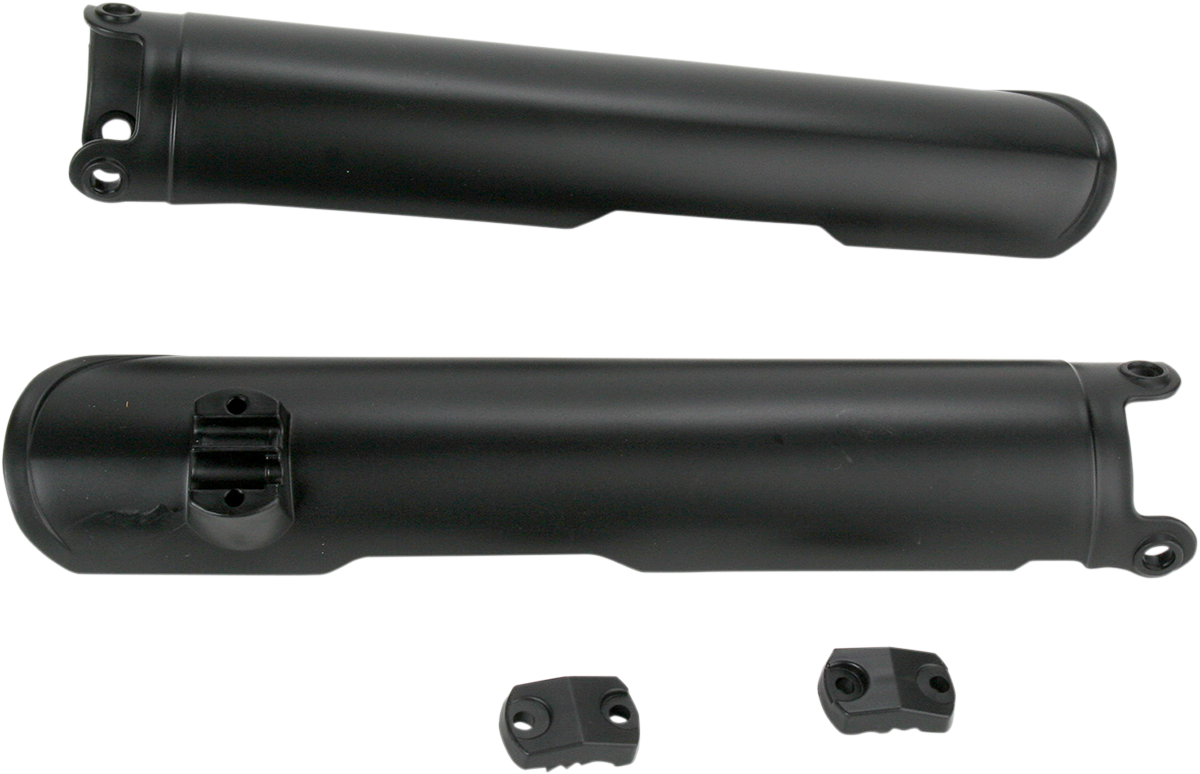 Acerbis Lower Fork Covers for Inverted Forks - Black - KTM '00-'07