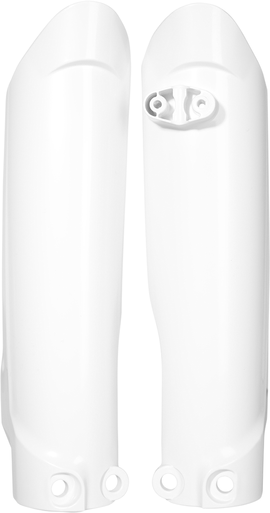 Acerbis Lower Fork Covers for Inverted Forks - White - SX65 - 0412-0517
