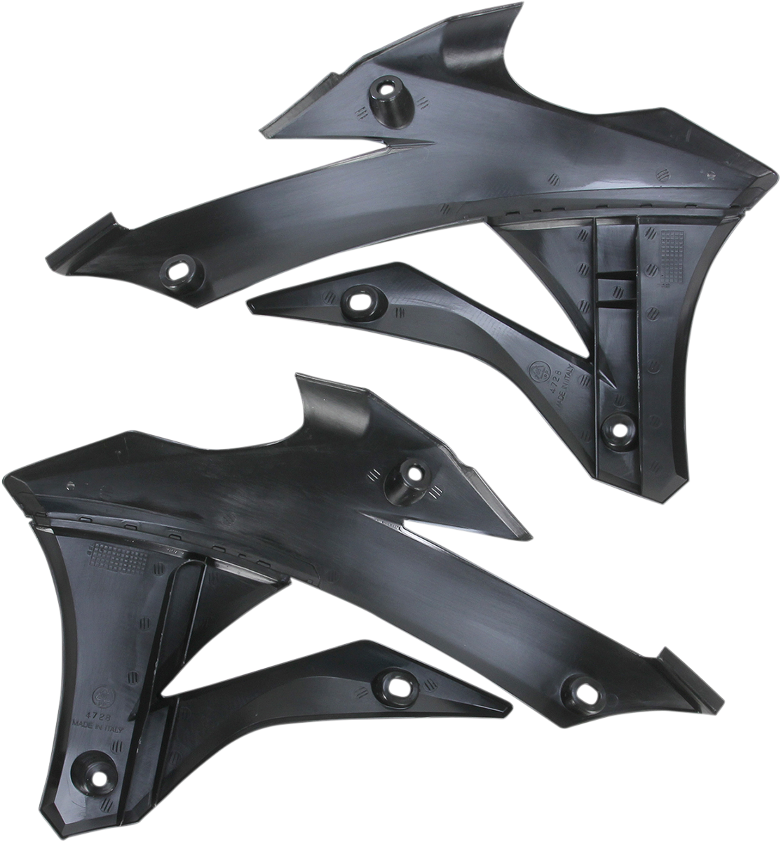 Acerbis Radiator Shrouds - Black - Kawasaki - KX '14-'21 (2)
