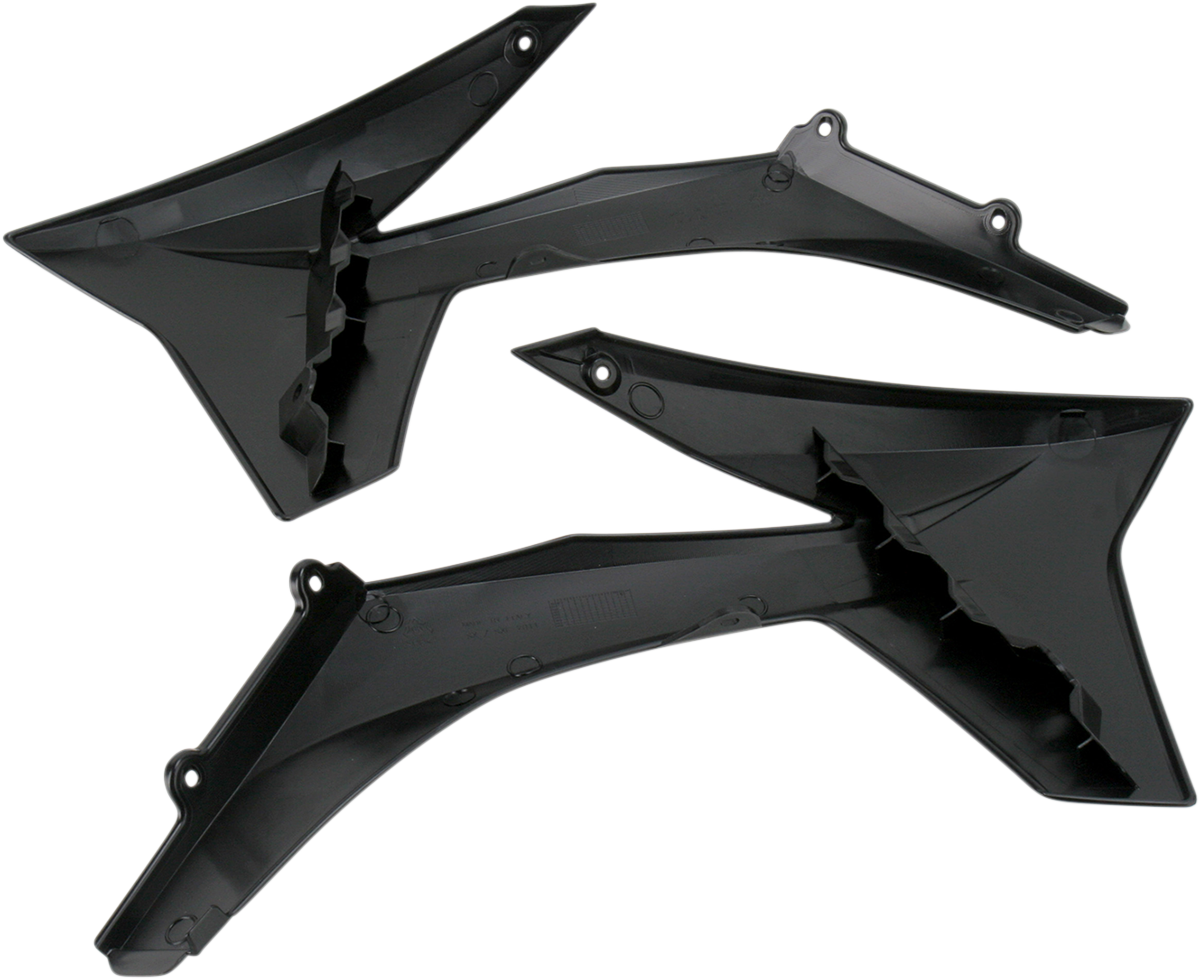 Acerbis Radiator Shrouds - Black - KTM - EX/SX/XC '11-'13 (2)