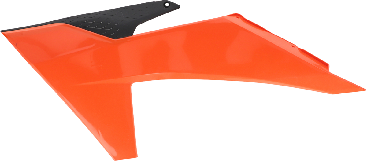 Acerbis Radiator Shrouds - Orange/Black - 0520-4190 (2)