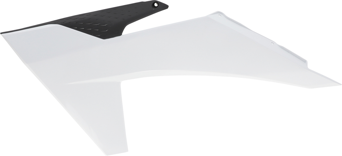 Acerbis Radiator Shrouds - White/Black (2)