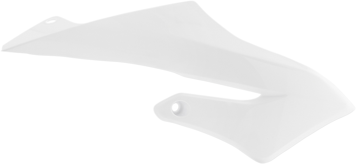 Acerbis Radiator Shrouds - White - Yamaha - YZ '18-'24 (2)