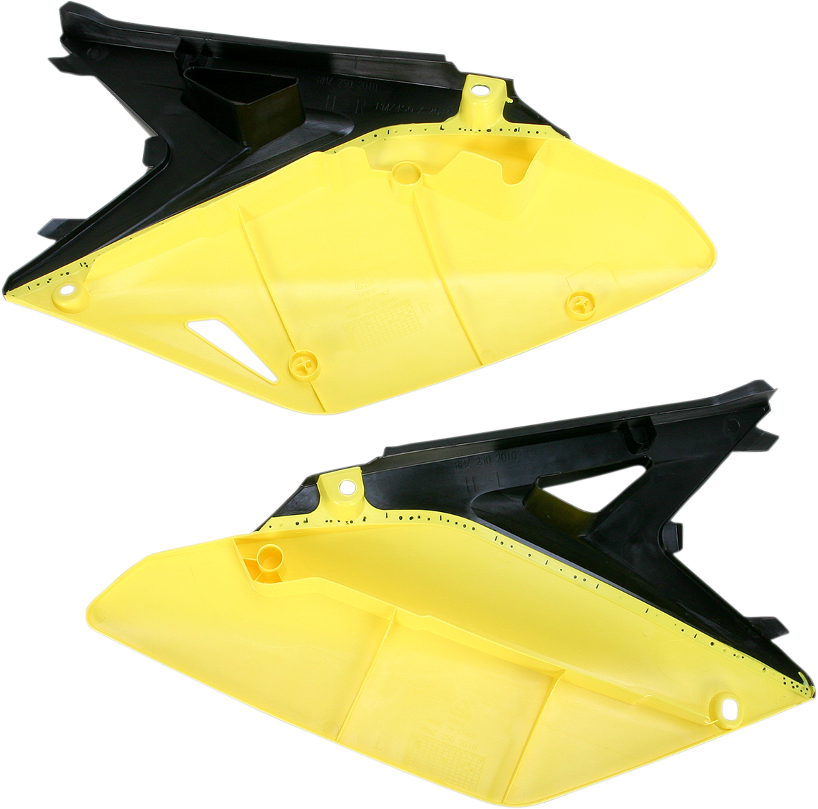 Acerbis Side Panels - Black/Yellow OEM '14-'16 - Suzuki - RMZ '10-'18 (2)
