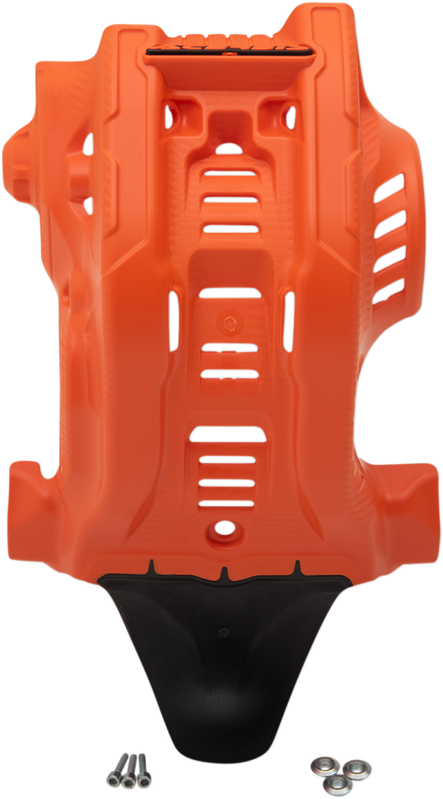 Acerbis Skid Plate - '16 OEM Orange/Black - Gas Gas | Husqvarna | KTM - 0506-1306 (3)