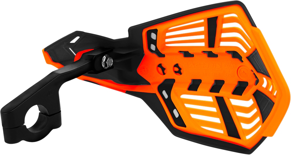 Acerbis X-Future Handguards - Black/Orange (2)