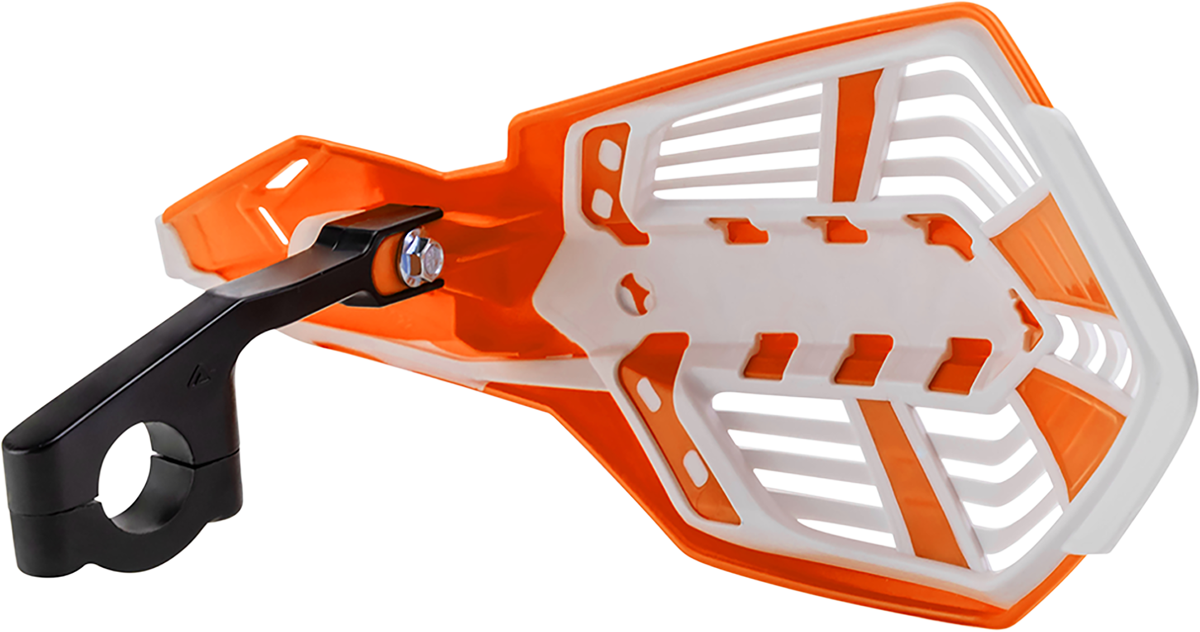 Acerbis X-Future Handguards - Orange/White (2)