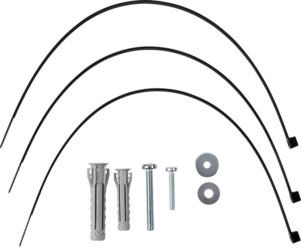 Acerbis X-Grip Frame Guards - Silver/Black - KX 250/X/450 (2)