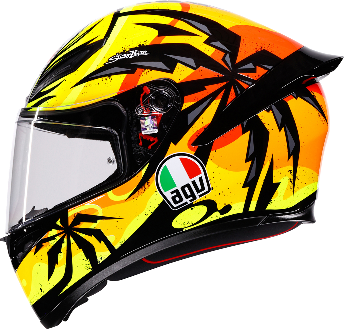 AGV K1 S Helmet - Tropicrush - Black/Orange (5)