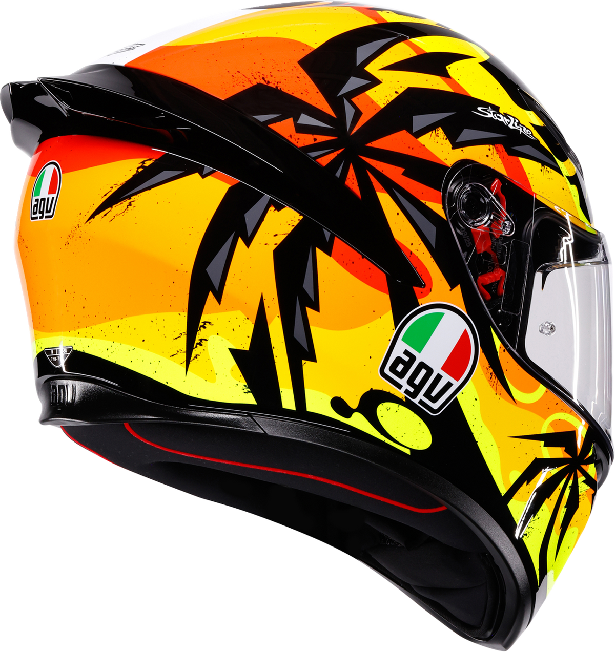 AGV K1 S Helmet - Tropicrush - Black/Orange (3)
