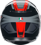 AGV K3 Helmet - Compound - Black/Red