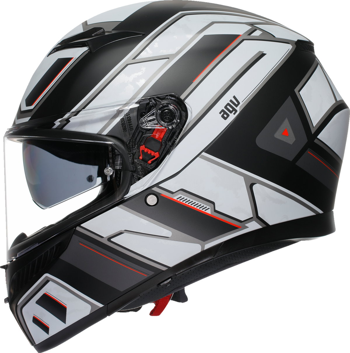 AGV K3 Helmet - Rivia - Matte Black/White