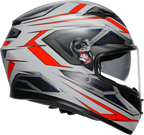 AGV K3 Helmet - Space - Matte White/Red Fluo