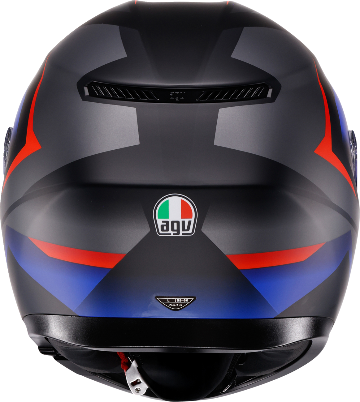 AGV K3 Helmet - Striga - Matte Black/Blue/Red