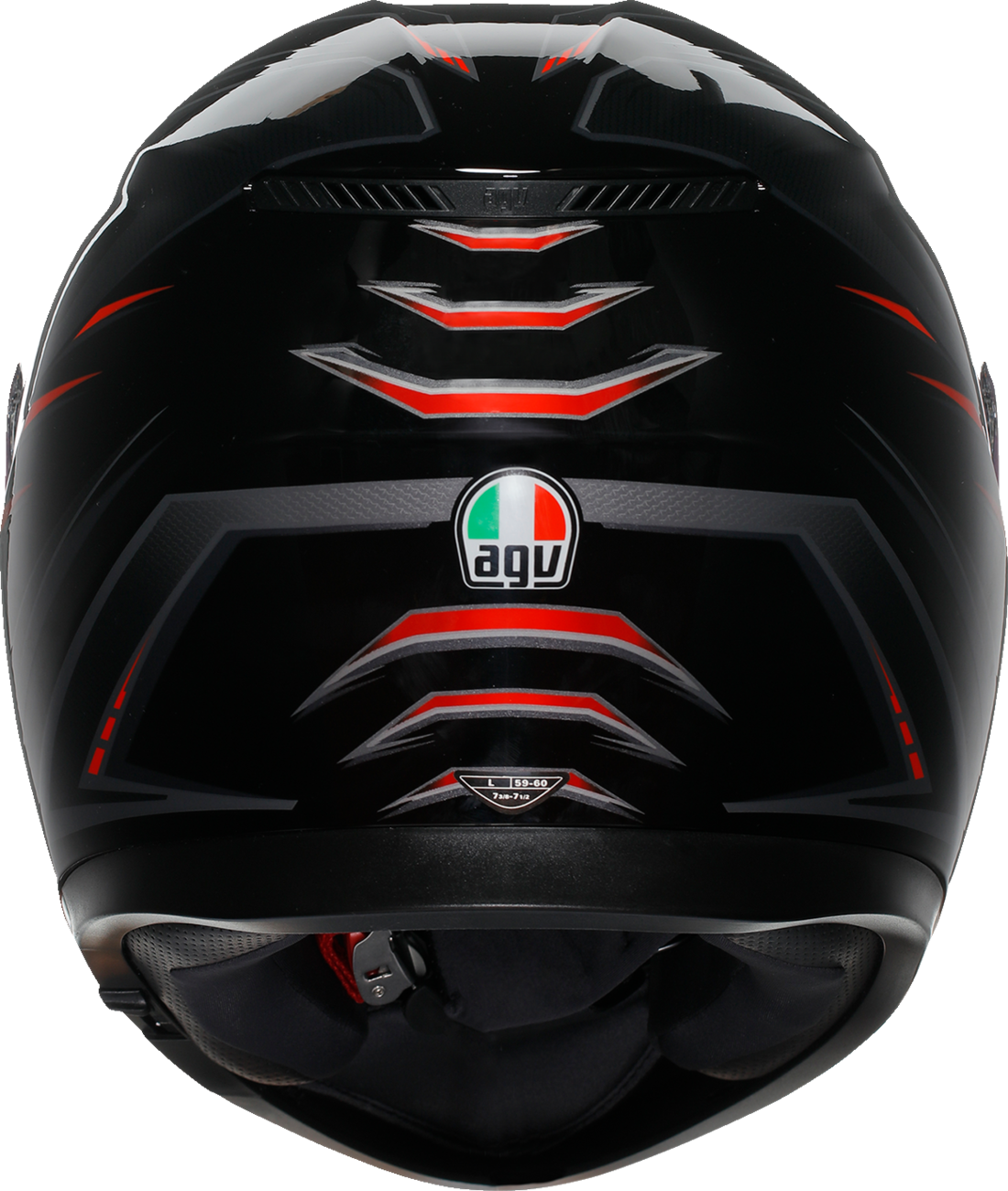 AGV K3 Helmet - Syth - Black/Red