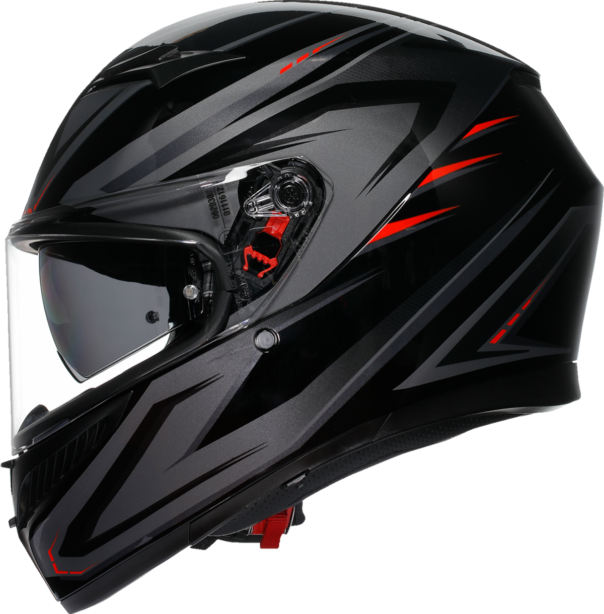 AGV K3 Helmet - Syth - Black/Red
