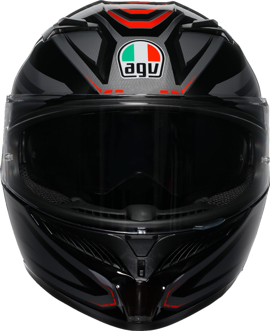 AGV K3 Helmet - Syth - Black/Red