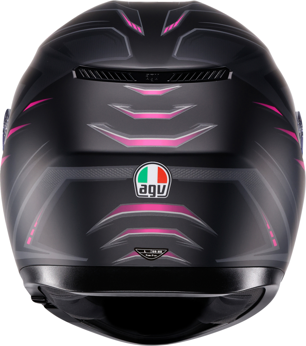 AGV K3 Helmet - Syth - Matte Black/Pink
