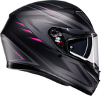 AGV K3 Helmet - Syth - Matte Black/Pink
