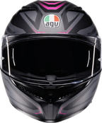 AGV K3 Helmet - Syth - Matte Black/Pink