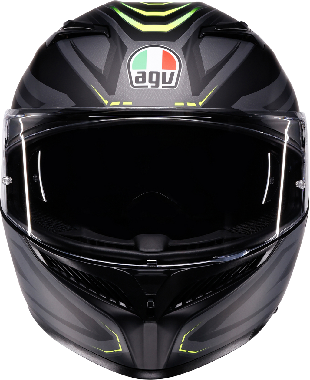 AGV K3 Helmet - Syth - Matte Black/Yellow Fluo (6)