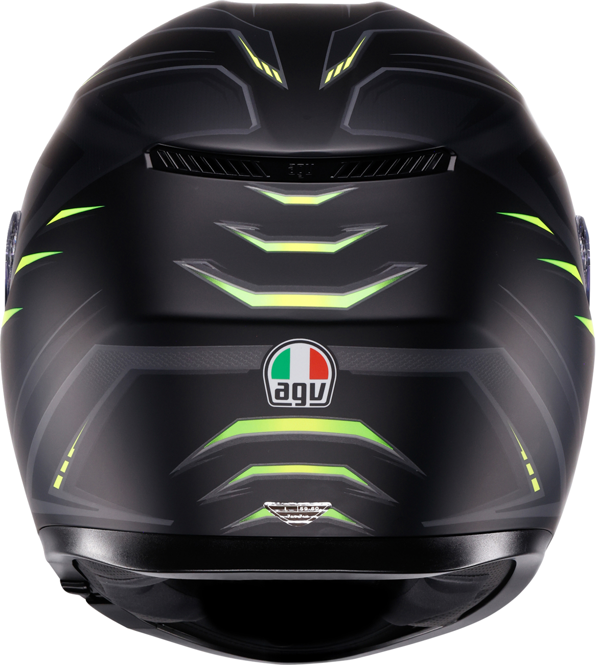 AGV K3 Helmet - Syth - Matte Black/Yellow Fluo
