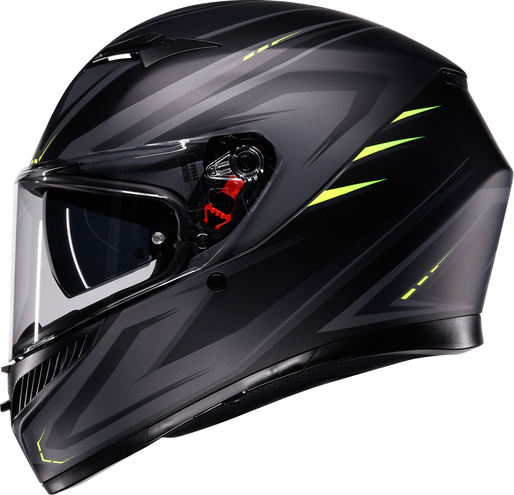 AGV K3 Helmet - Syth - Matte Black/Yellow Fluo (5)