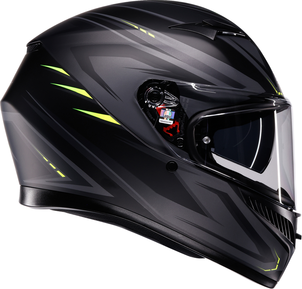 AGV K3 Helmet - Syth - Matte Black/Yellow Fluo (2)