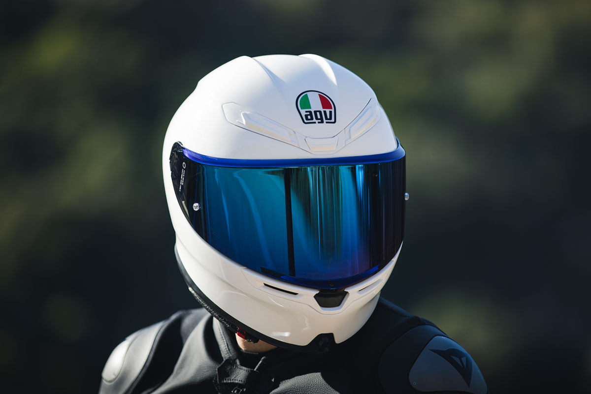 AGV K6/K6 S Shield - Pinlock® 120 MaxVision Prepared - Iridium Blue (2)