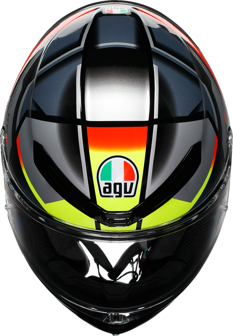 AGV K6 S Helmet - Erazer - Black/Red/Yellow Fluo (7)