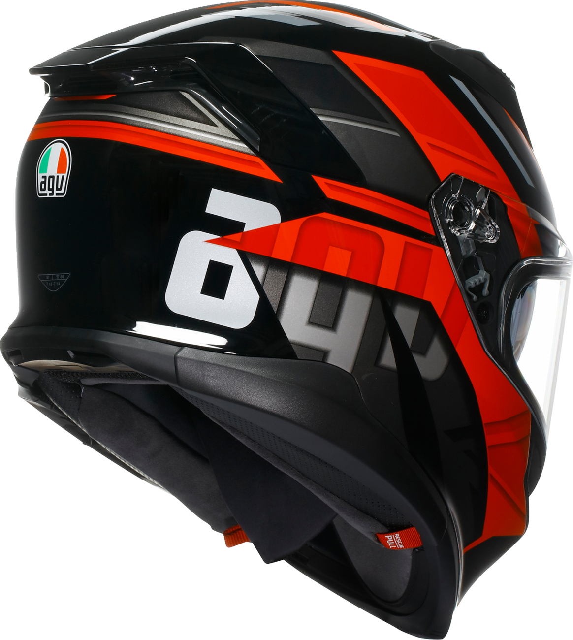 AGV K7 Helmet - Taurax - Black/Red