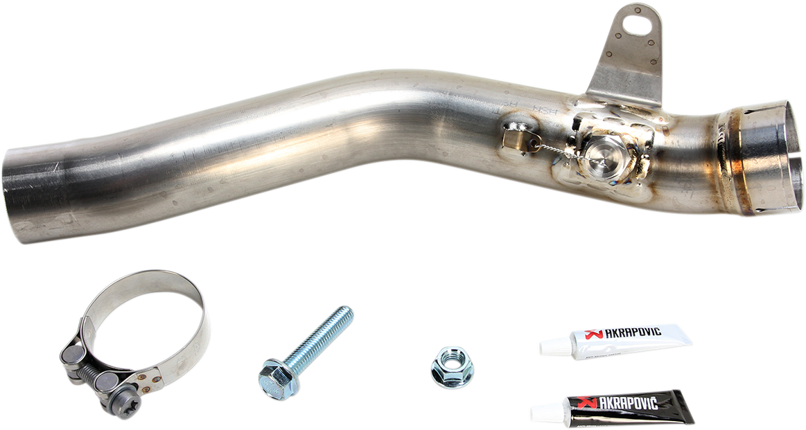 Akrapovič Link Pipe - Titanium - ZX10R