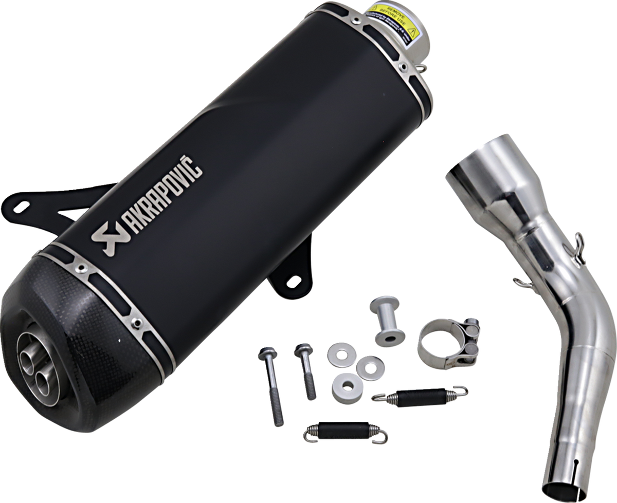 Akrapovič Muffler - Black - Stainless Steel - GTS/GTV