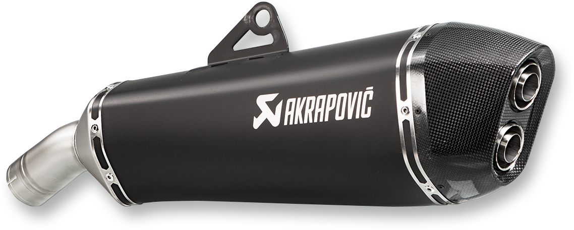 Akrapovič Muffler - Black - Titanium