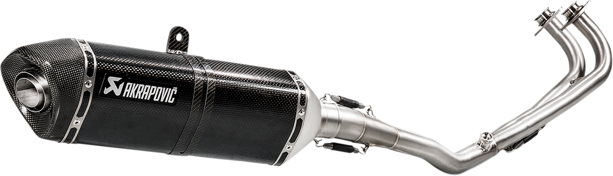 Akrapovič Race Exhaust - Stainless Steel/Carbon Fiber - TMAX