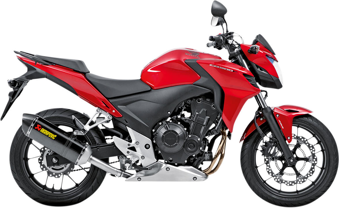Akrapovič Slip-On Line Muffler - Carbon Fiber - CB500F/R/X