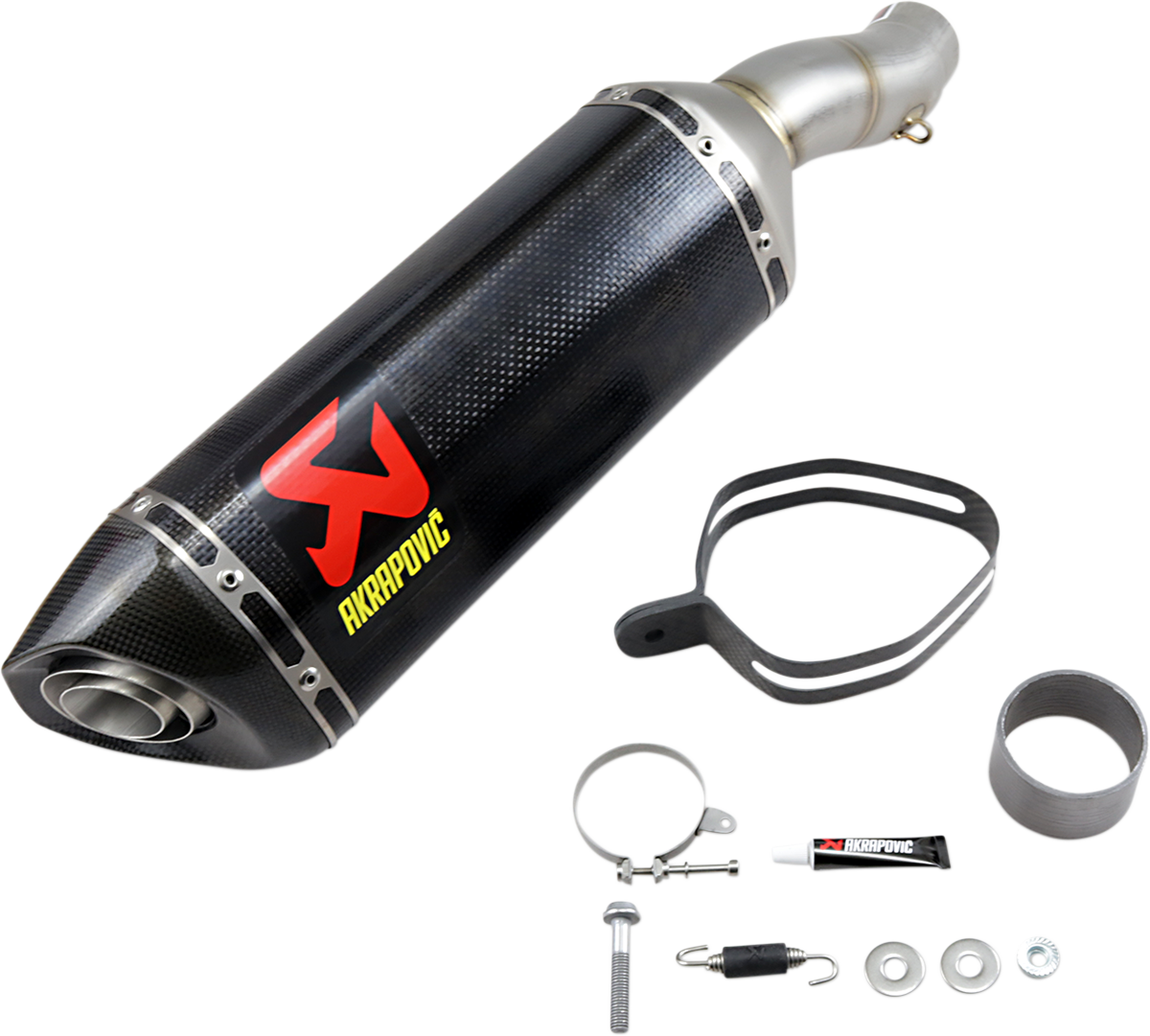 Akrapovič Slip-On Line Muffler - Carbon Fiber - 1811-3697