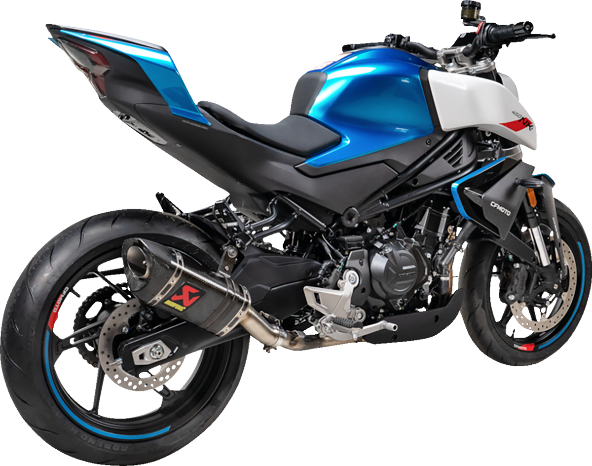 Akrapovič Slip-On Line Muffler - Carbon Fiber - CFMOTO 450SR/NK