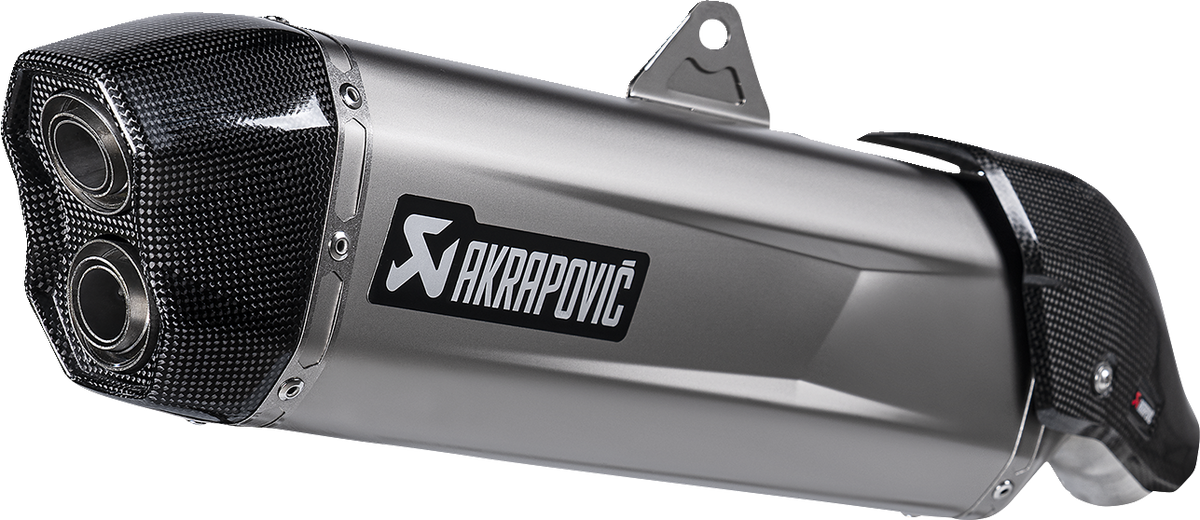 Akrapovič Slip-On Line Muffler - Titanium - Tuareg 660